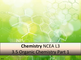 organic chemistry l3 2013 part a