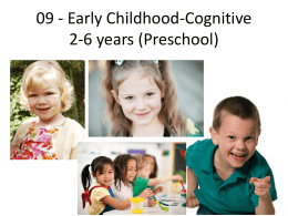 09 EarlyChildhood Cognitive