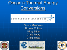 Ocean_Thermal_Energy_Conversions Final Presentation