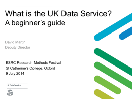 UKDS beginners guide RMF 2014  DJM sc