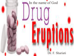 Drug Eruptions, neuw.ppt