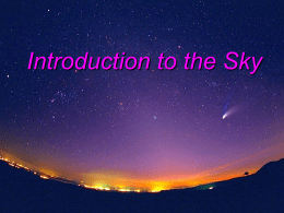 Introduction to the Sky (PPTX)