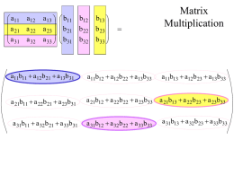 Matrix multiplication, cofactor and inverse