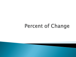 percent of change and gpe 4.4