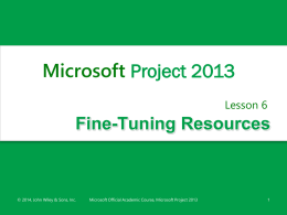 Lesson 6 Fine-Tuning Resources