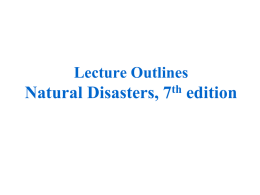 Lecture Outlines Natural Disasters_0.ppt
