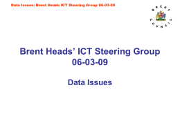 2.Brent Heads_ ICT Steering Group.ppt