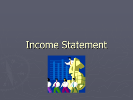 Income Statement Powerpoint