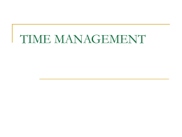 htr time management