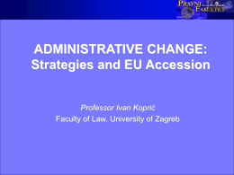 Administrative Change - Strategies and EU Accession [198 KiB]