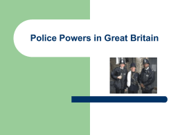 Police Powers in Great Britain [137,5 KiB]