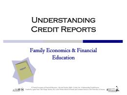 Understanding Credit Reports PPT.ppt