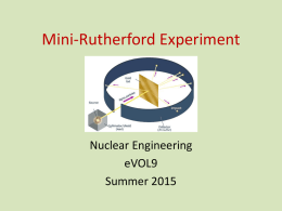 Mini-Rutherford Experiment Powerpoint