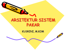 3. Arsitektur Sistem Pakar.ppt