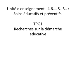 TPG1 UE4.6 (Education à la santé)