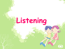 人教必修一 unit 1 friendship-listening