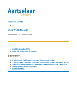 Print naar pdf - OCMW Aartselaar