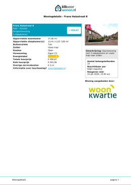 Woningdetails - Frans Halsstraat 8