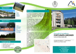 brochure fmb 2016 - Centro Fortunata Gresner