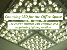 Choosing LED for the Office Space