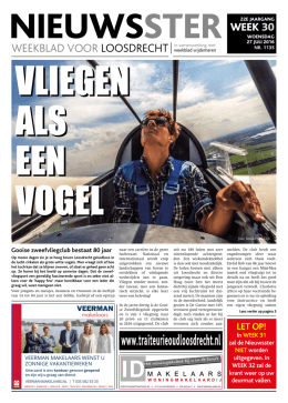 LET OP! - De Nieuwsster