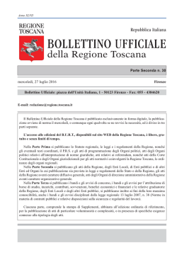 bollettino ufficiale - Comune di Montecatini Terme