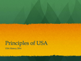 Unit 1: Birth of A Nation US14 Principles Unit Tasks_3.ppt