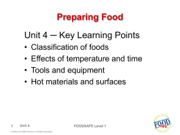 FHL10Unit1_FoodSafetyCourseUnit4.ppt