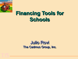 FinancingToolsForSchools.ppt