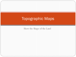 Topographical Maps PowerPoint