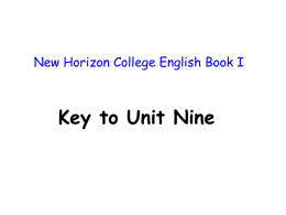 1-9_key_to_exercises.ppt