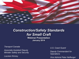 Construction Standards for Small Craft