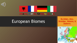 Sterling MS Biomes - Europe