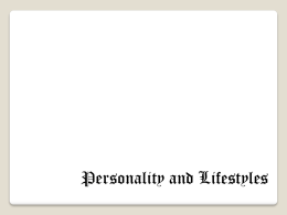 PERSONALITY LIFESTYLES.pptx