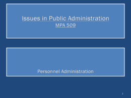 Lecture 16..Personnel Administration.ppt
