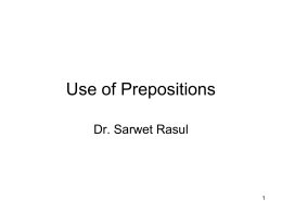 COMSAT Prepositions 20.ppt