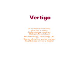 Lecture 6- Vertigo.ppt