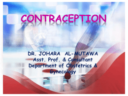 Lecture 18 - contraception.ppt