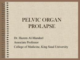 PELVIC ORGAN PROLAPSE (Student Lecture).pptx