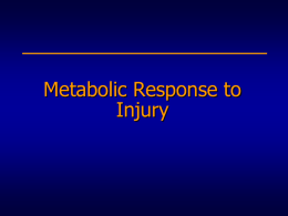 Metabolic Response to Trauma.ppt