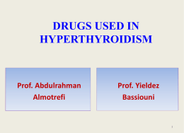 1-drugs used in hyperthyroidism.ppt