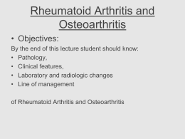 L35-Rheumatoid and Osteoarthritis.ppt