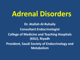 L21- Adrenal Disorders .ppt
