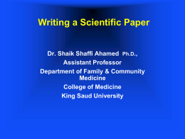 9- Writing a scientific Paper(UG)1.ppt