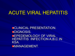 17 - ACUTE VIRAL HEPATITIS.ppt