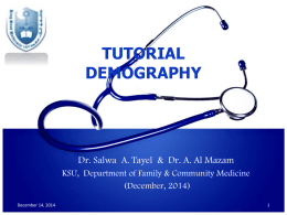 Lecture 24-Tutorial-Demography (Rates and Population Pyramid).ppt