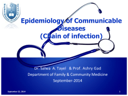 Lecture 7-Introduction of Communicable Disease Epidemiology.ppt