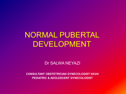 15. NORMAL PUBERTAL DEVELOPMENT1.ppt