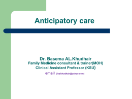Anticipatory care.ppt