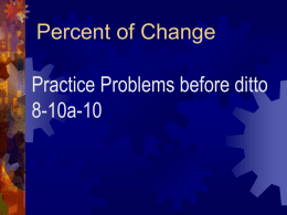 PercentChange.ppt